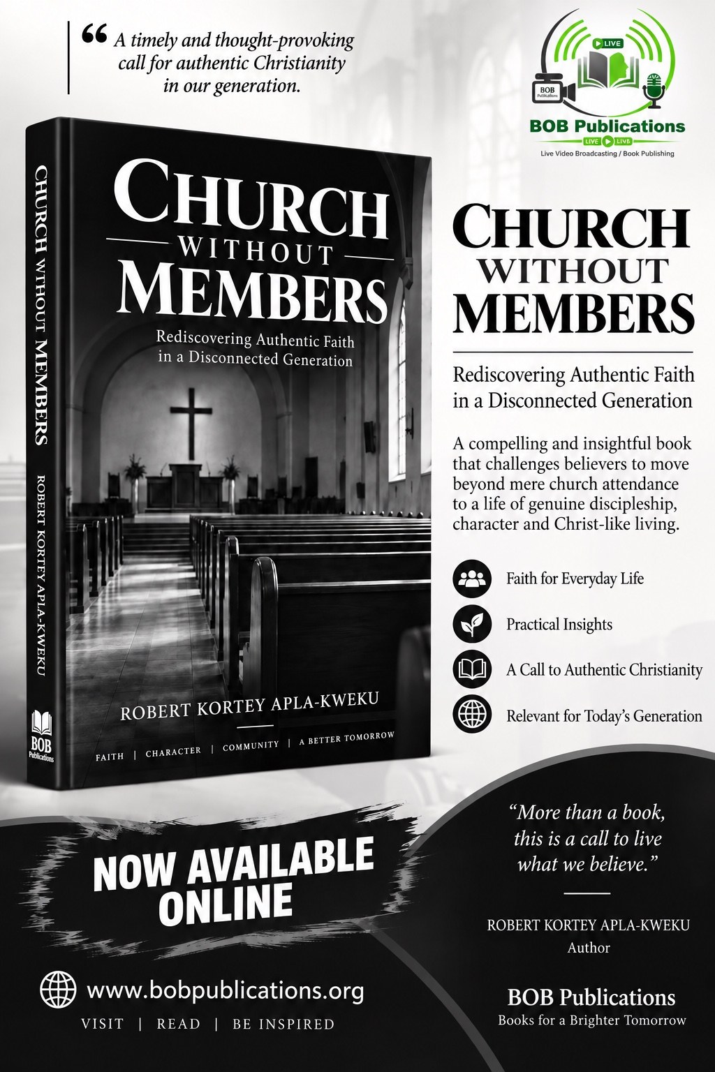 Church Without Members book advertisement